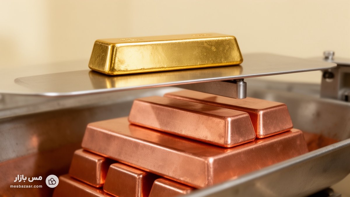 نسبت طلا به مس برگشت؛ آیا مس دارد از طلا پس می‌گیرد؟